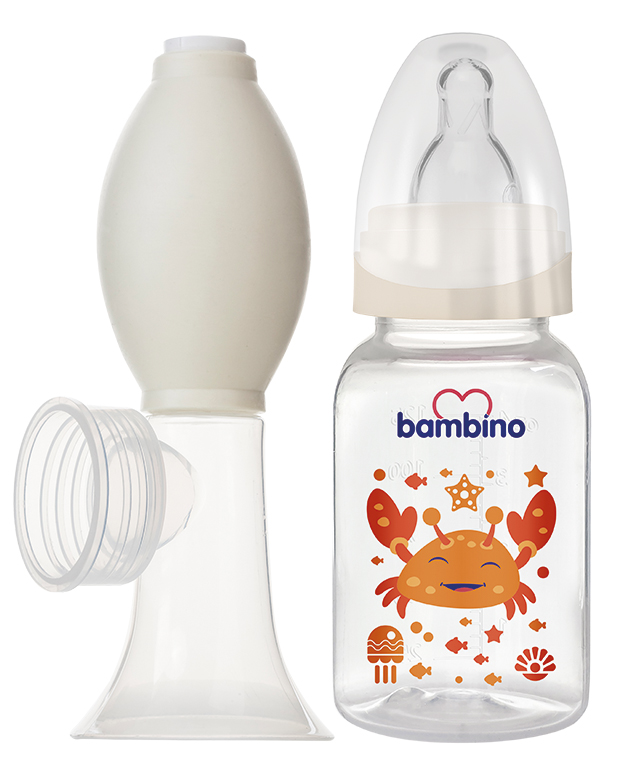 Breast Pump With Pp Bottle