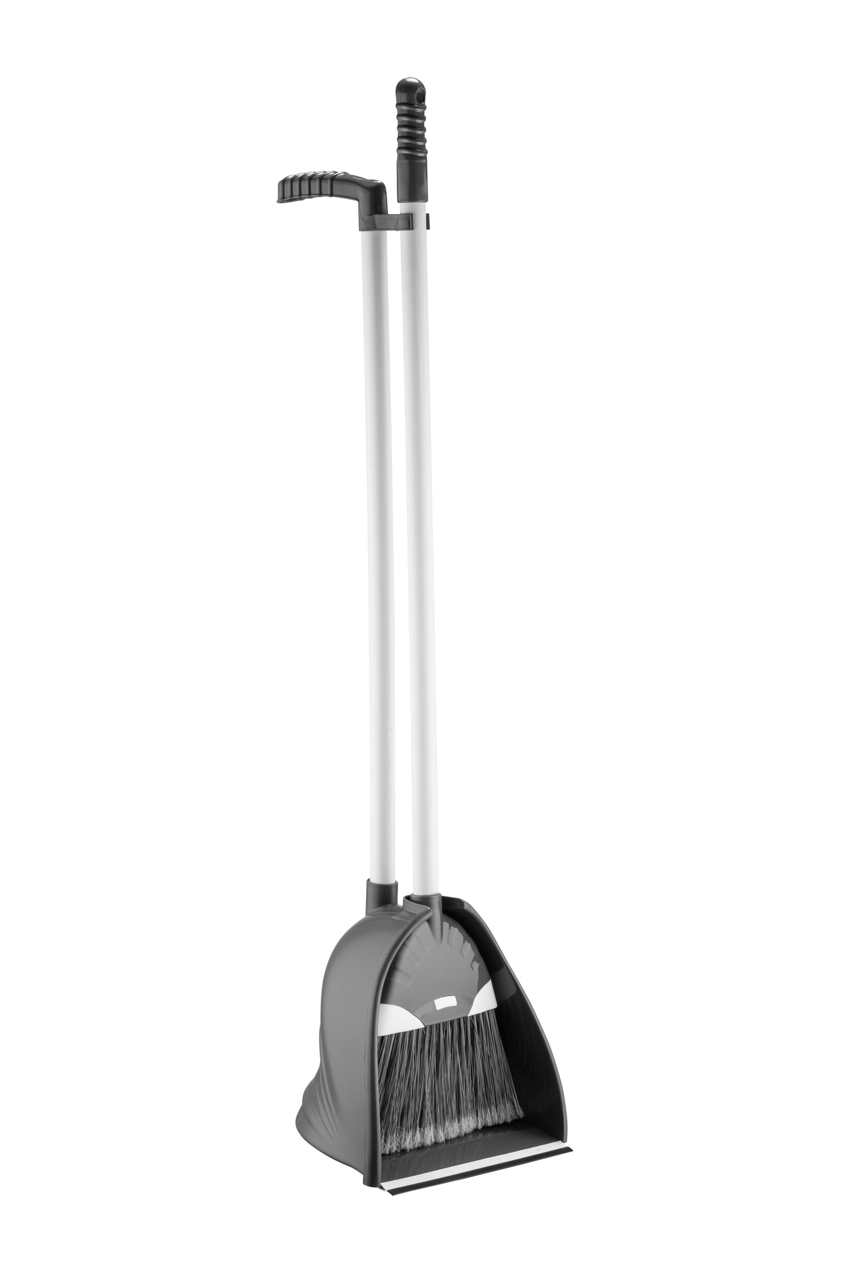 GARDEN BRUSH WITH DUSTPAN & HANDLE