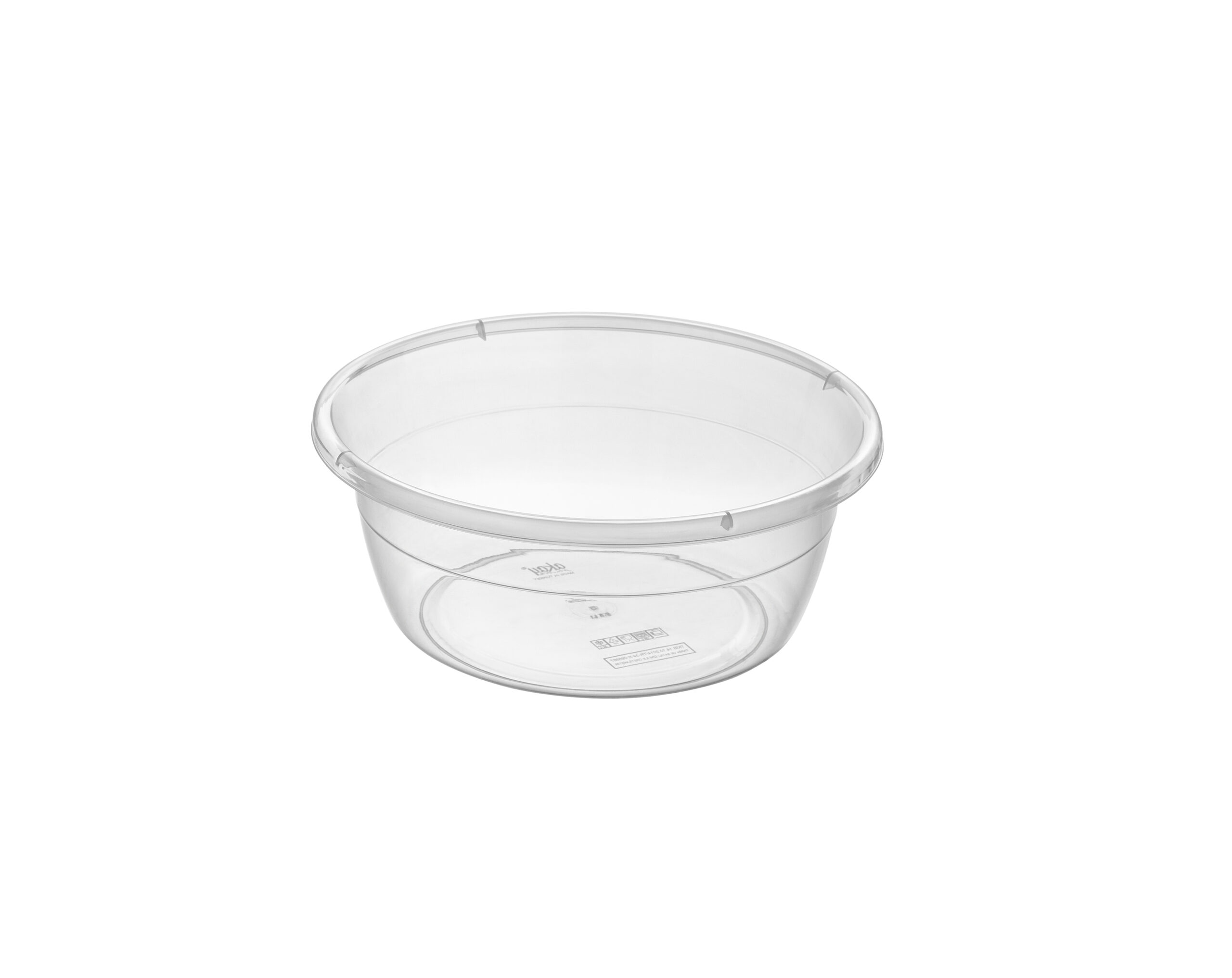 Elitt Transparent Round Basin 2,5 Lt