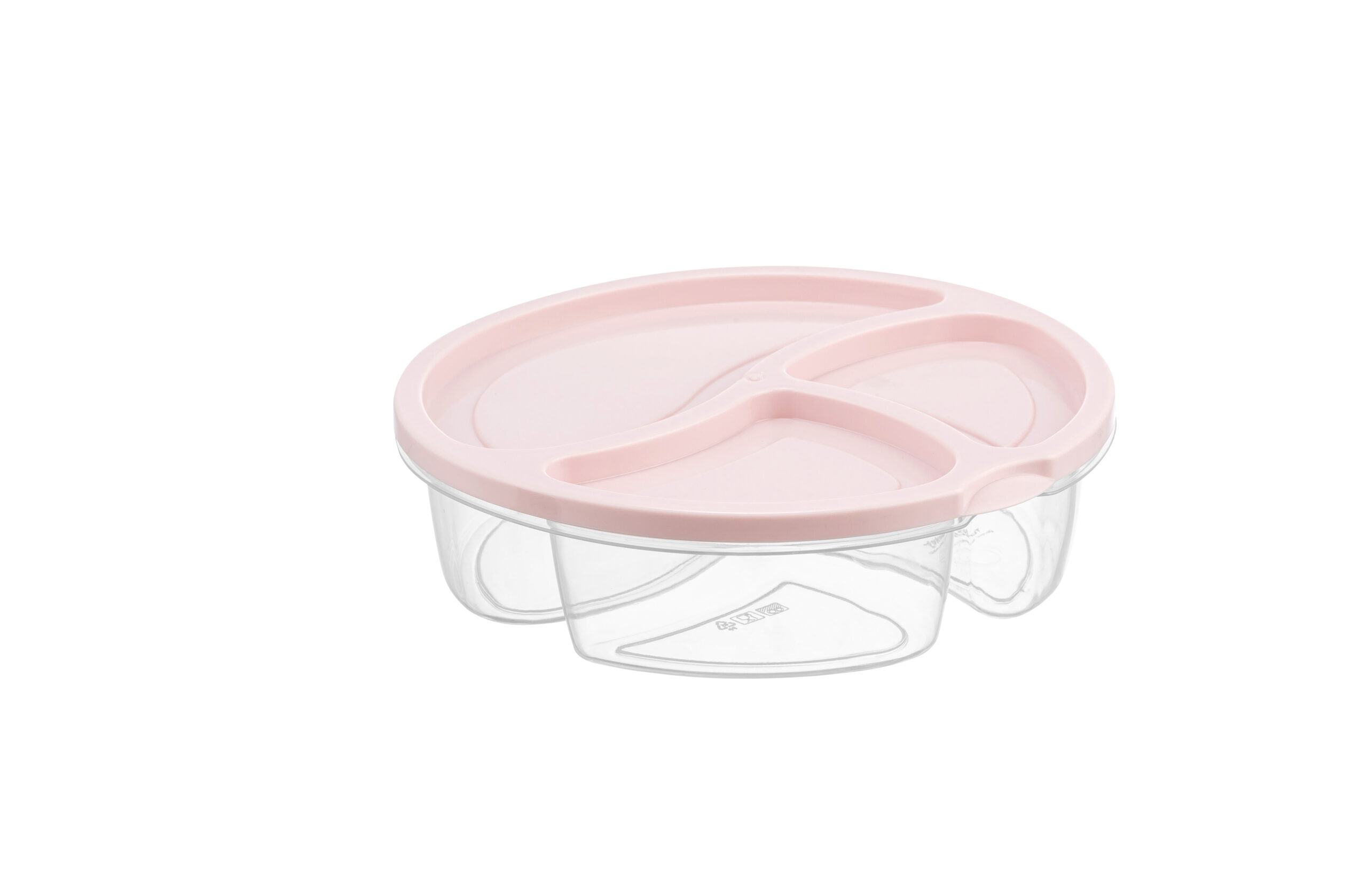 New Round Divided Storage Container