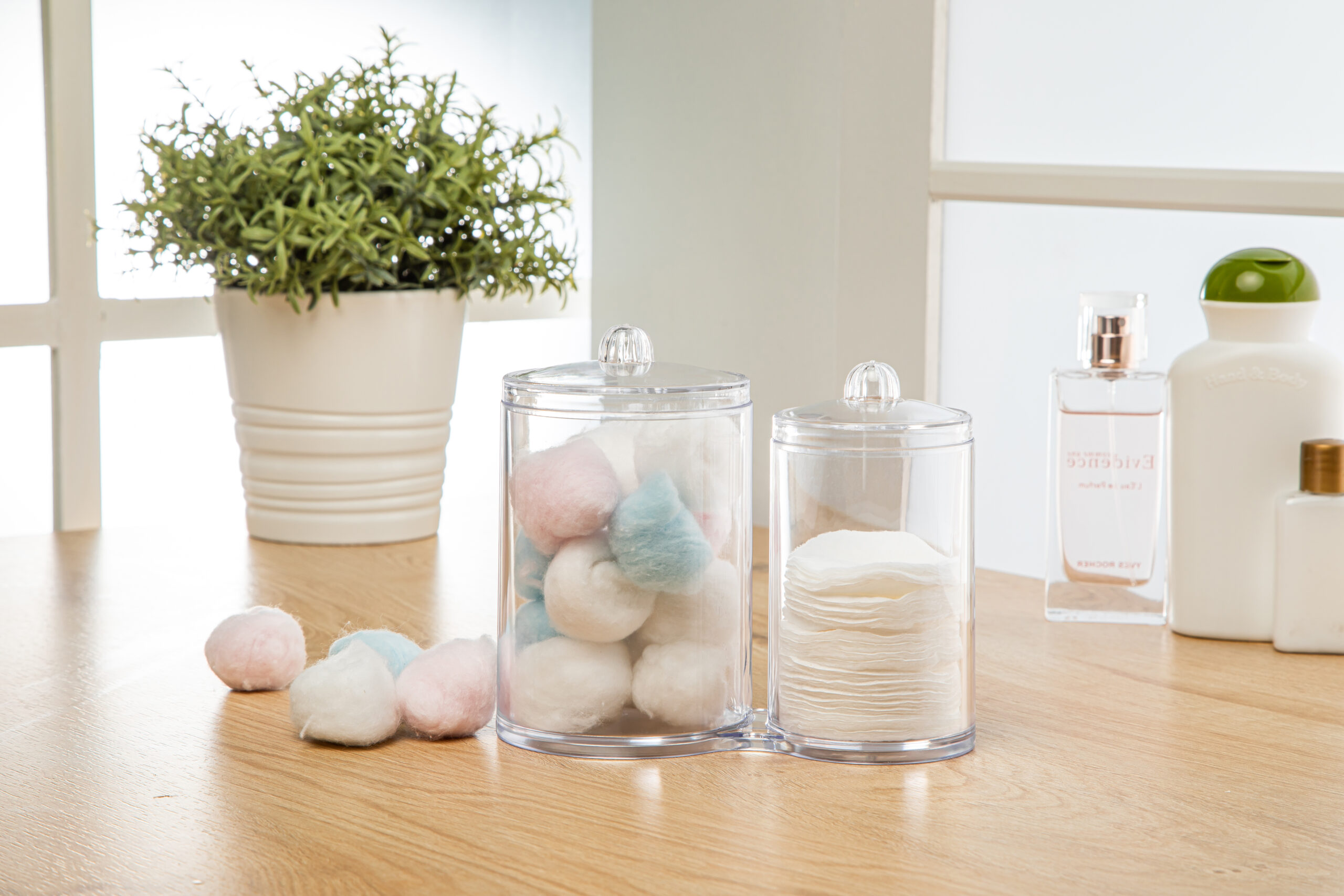 Twin Make-Up Cotton Pads Box