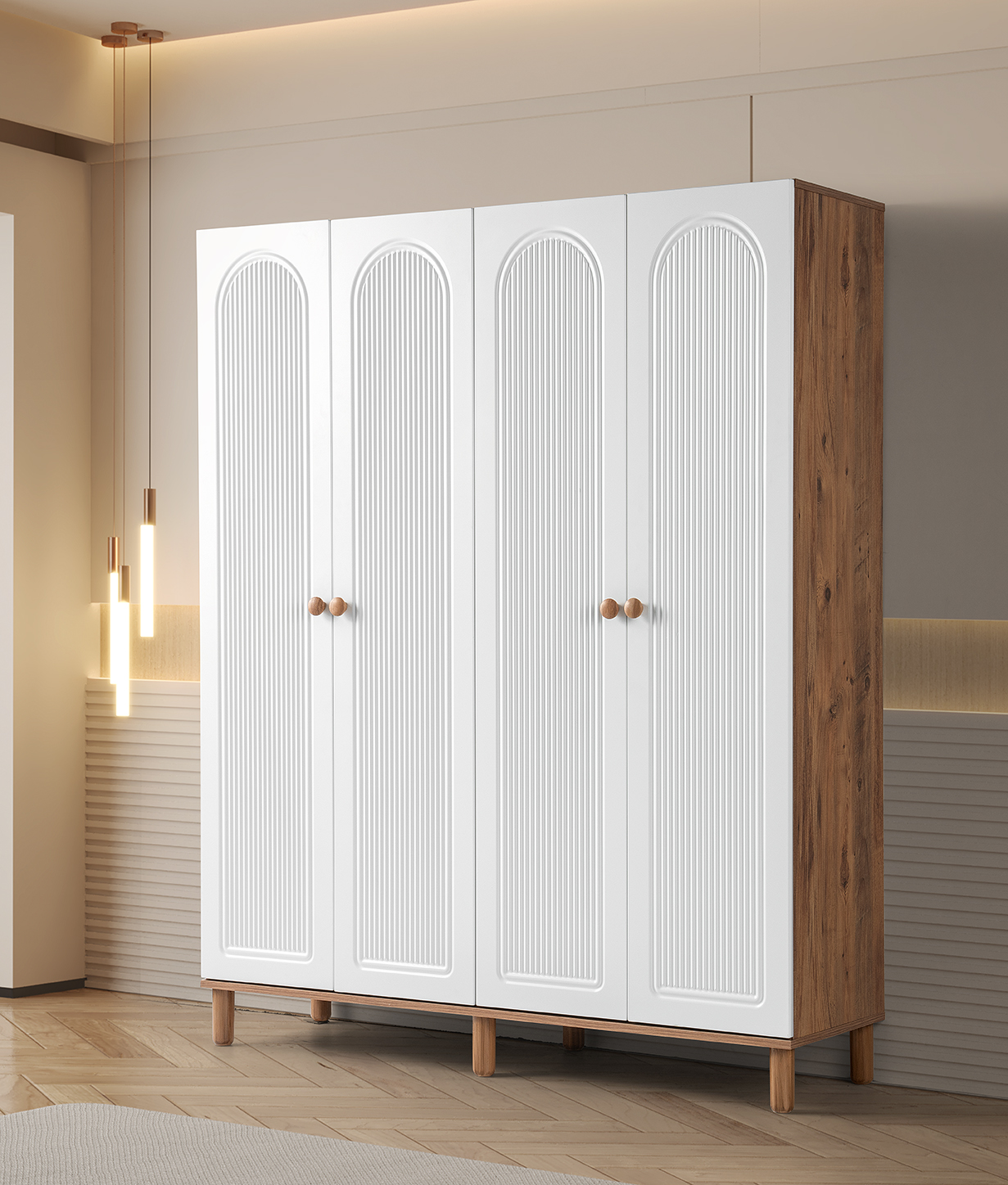 Cigdem Wardrobe 4 Door