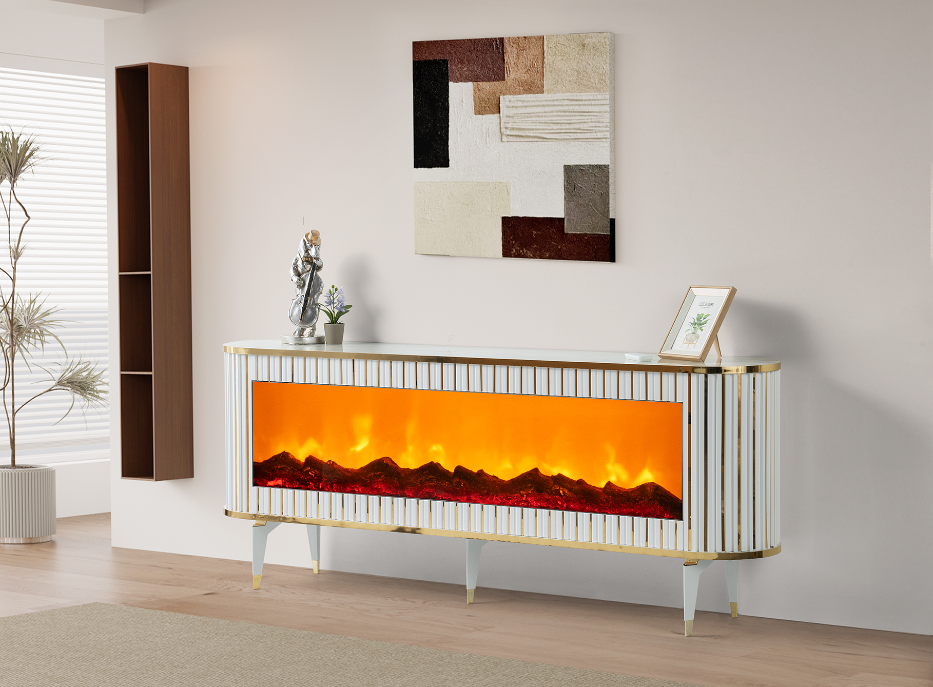 GAMZE CONSOL WHITE GOLD
