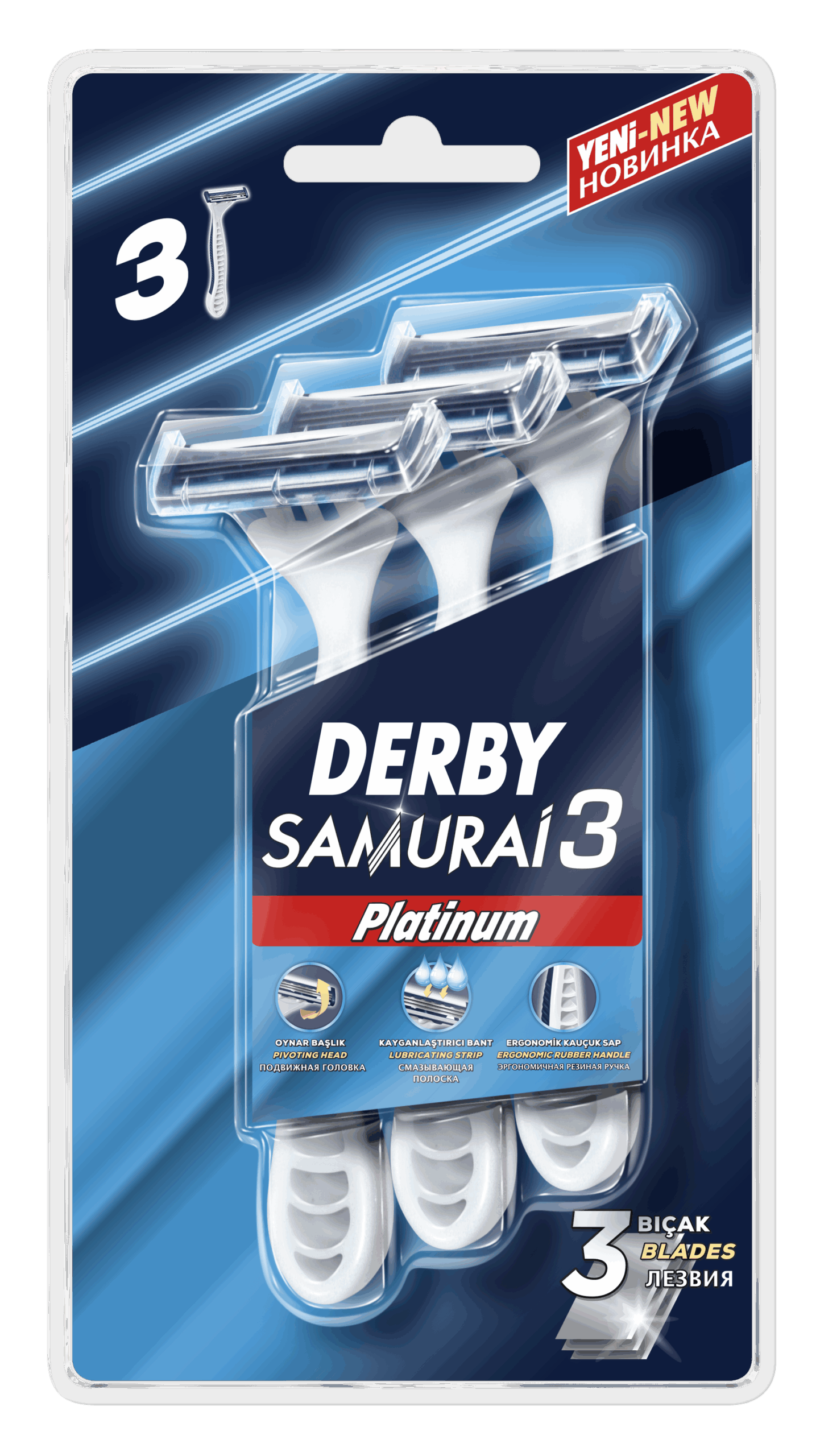 SAMURAI PLATINUM TRIPLE 3'BLISTER