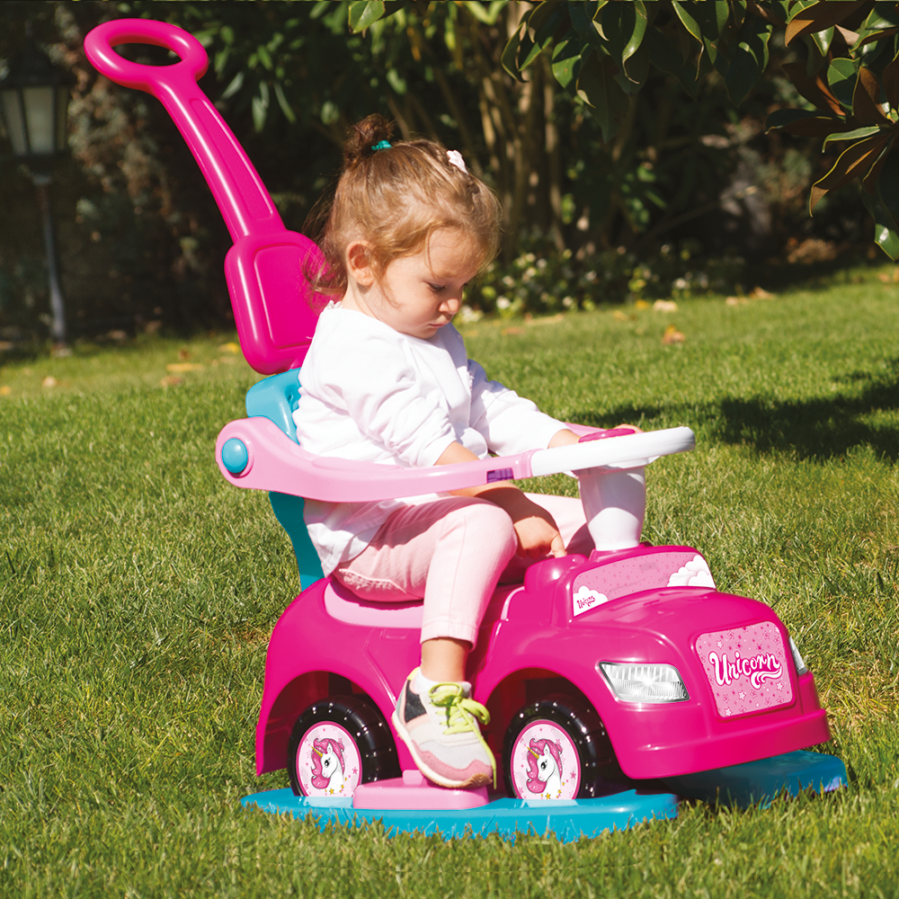 Unicorn Step Car 4In1 Pink