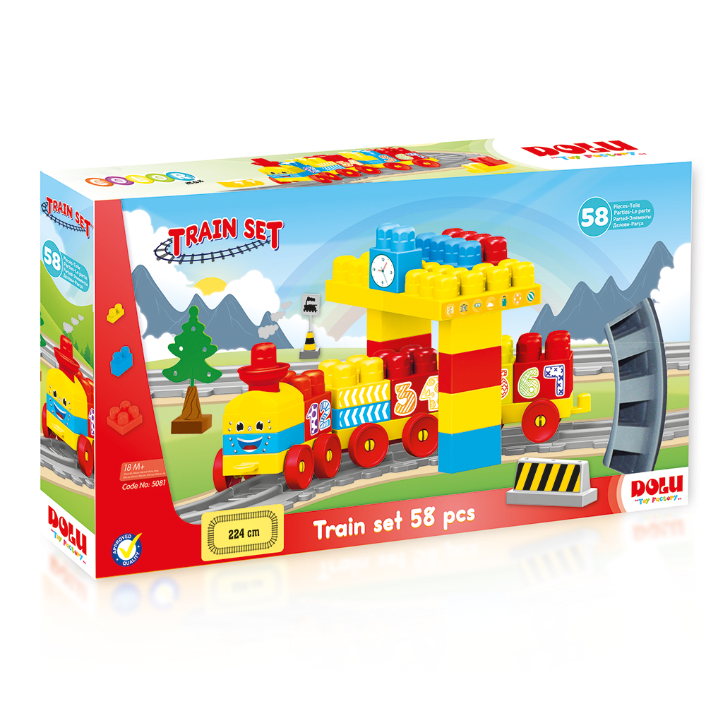 Train Set 58 Pcs