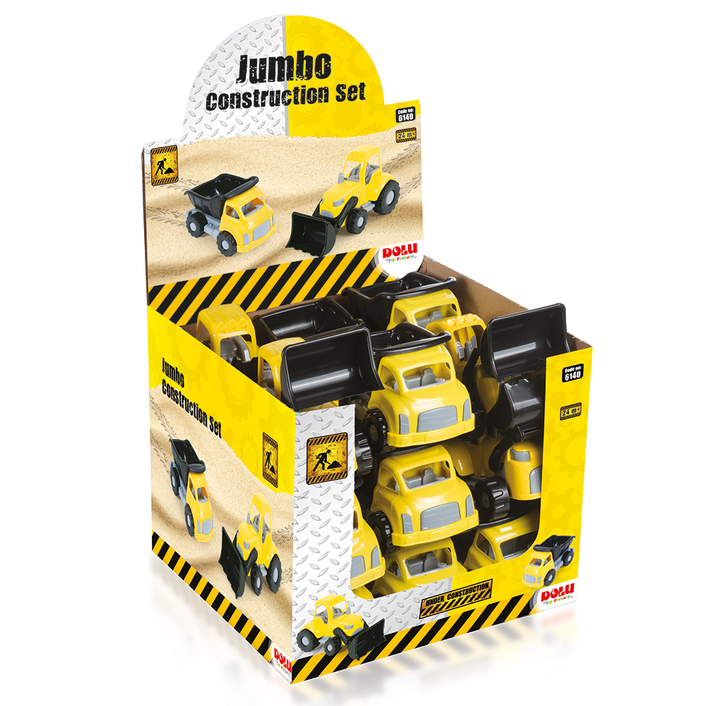 JUMBO CONSTRUCTION SET IN DISPLAY