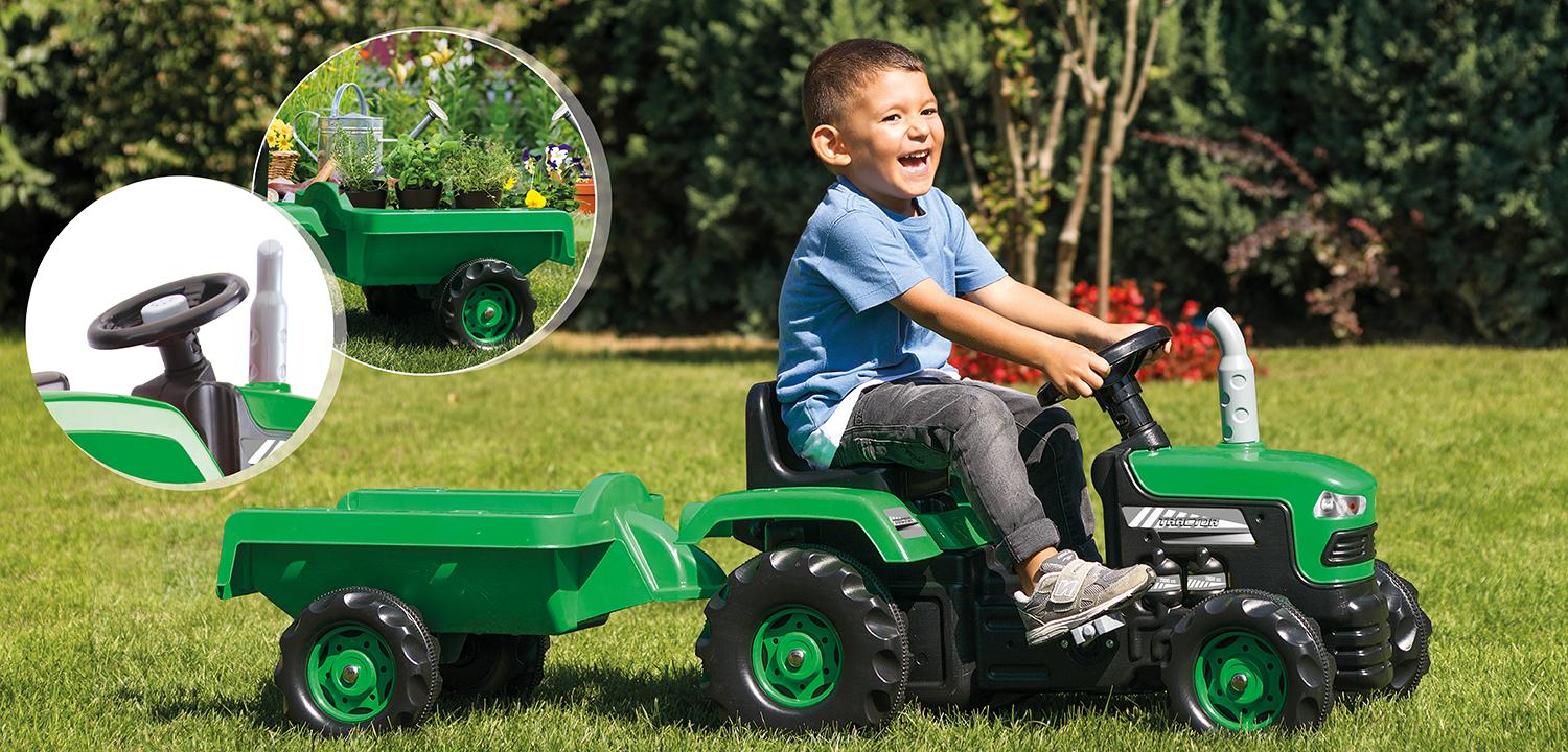 Tractor Pedal Operated & Trailer