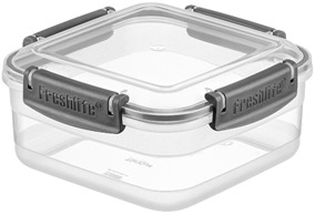 Classy Sealed Square Shallow Storage Box 0,6 L
