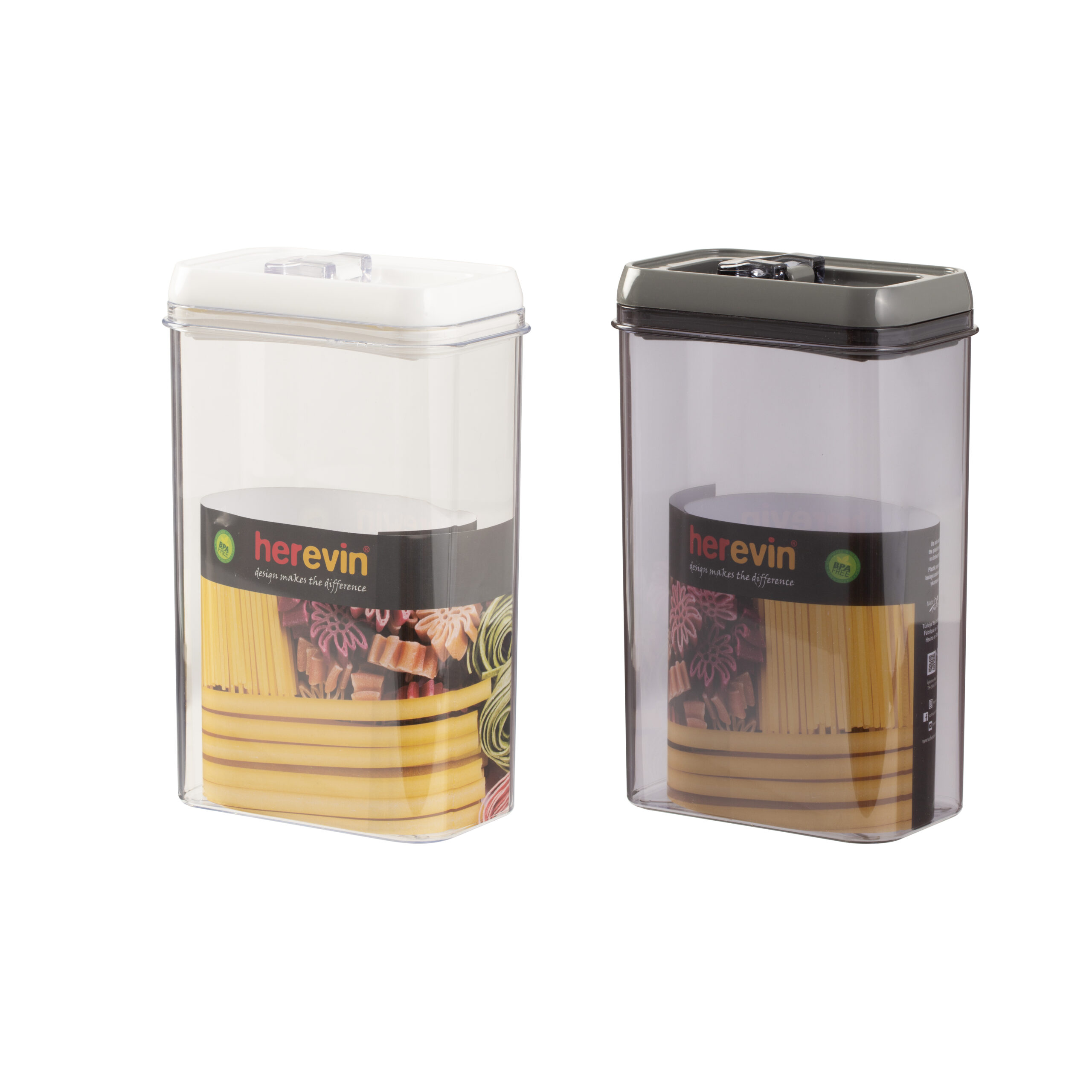2,5 Lt Storage Canister-Natural-Grey
