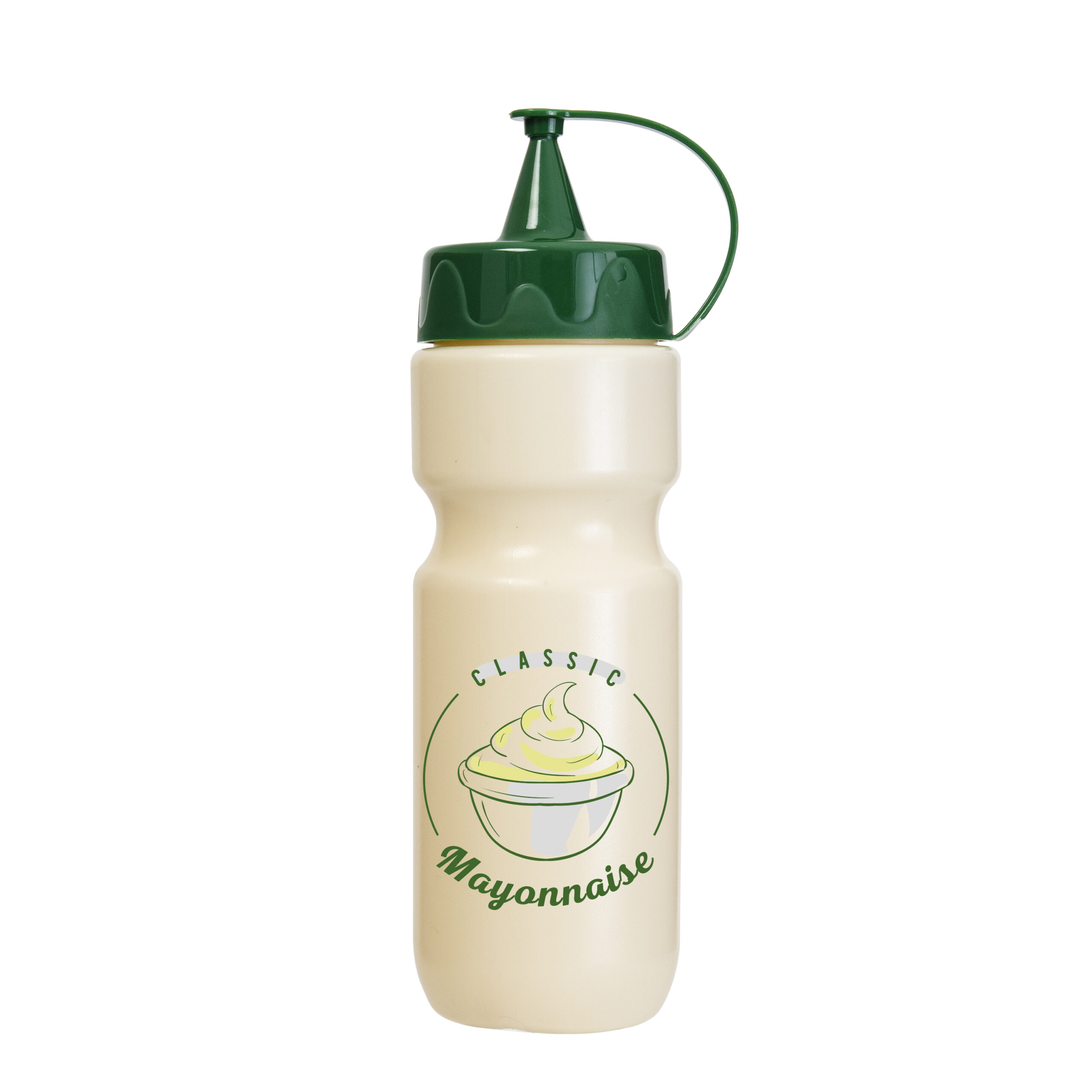 660 ml Decorated Mayonnaise Bottle-Beige-Classic Mayonnaise