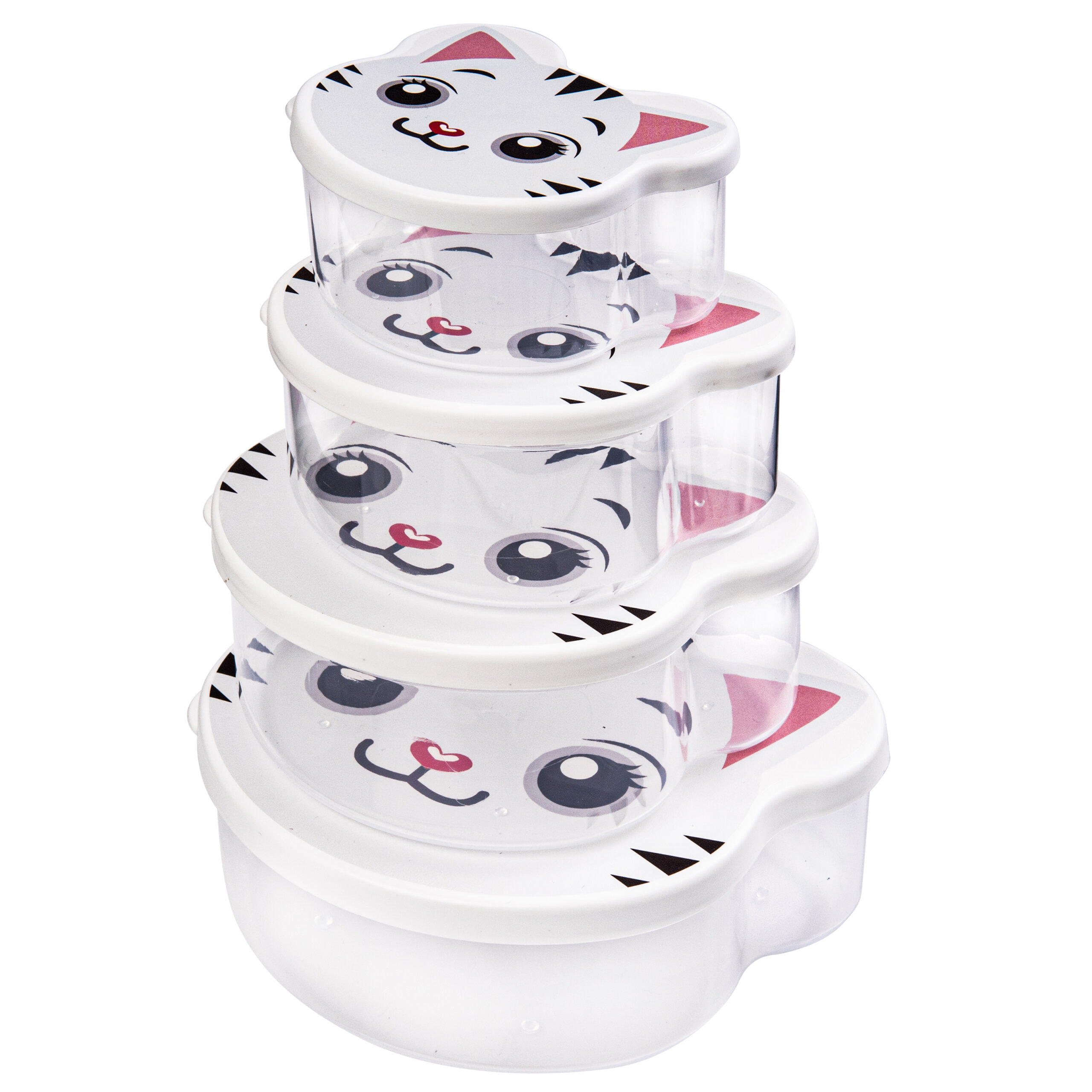 4 Pcs Storage Bowl Set-Cat