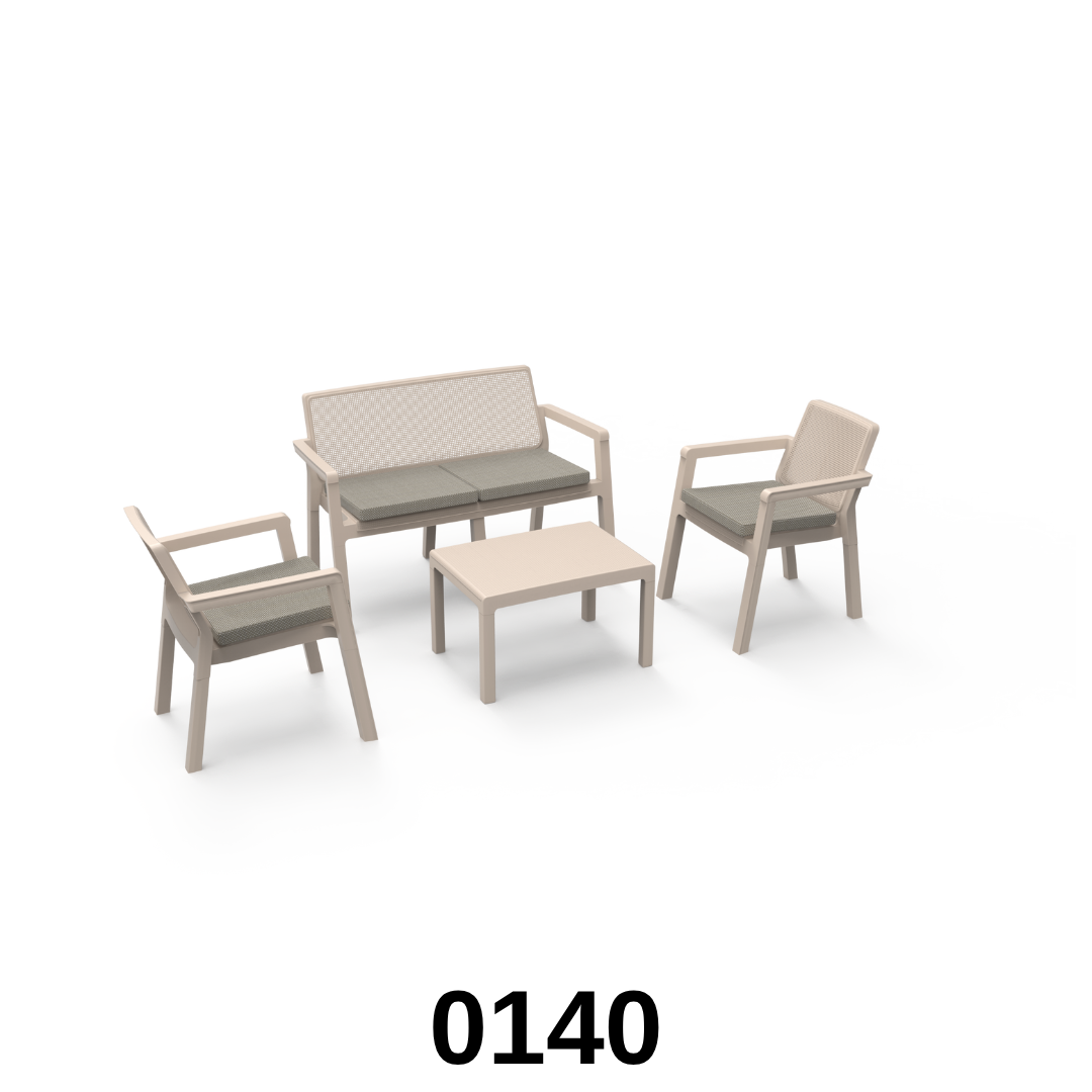 4 Lü Presti̇j Balkon Set