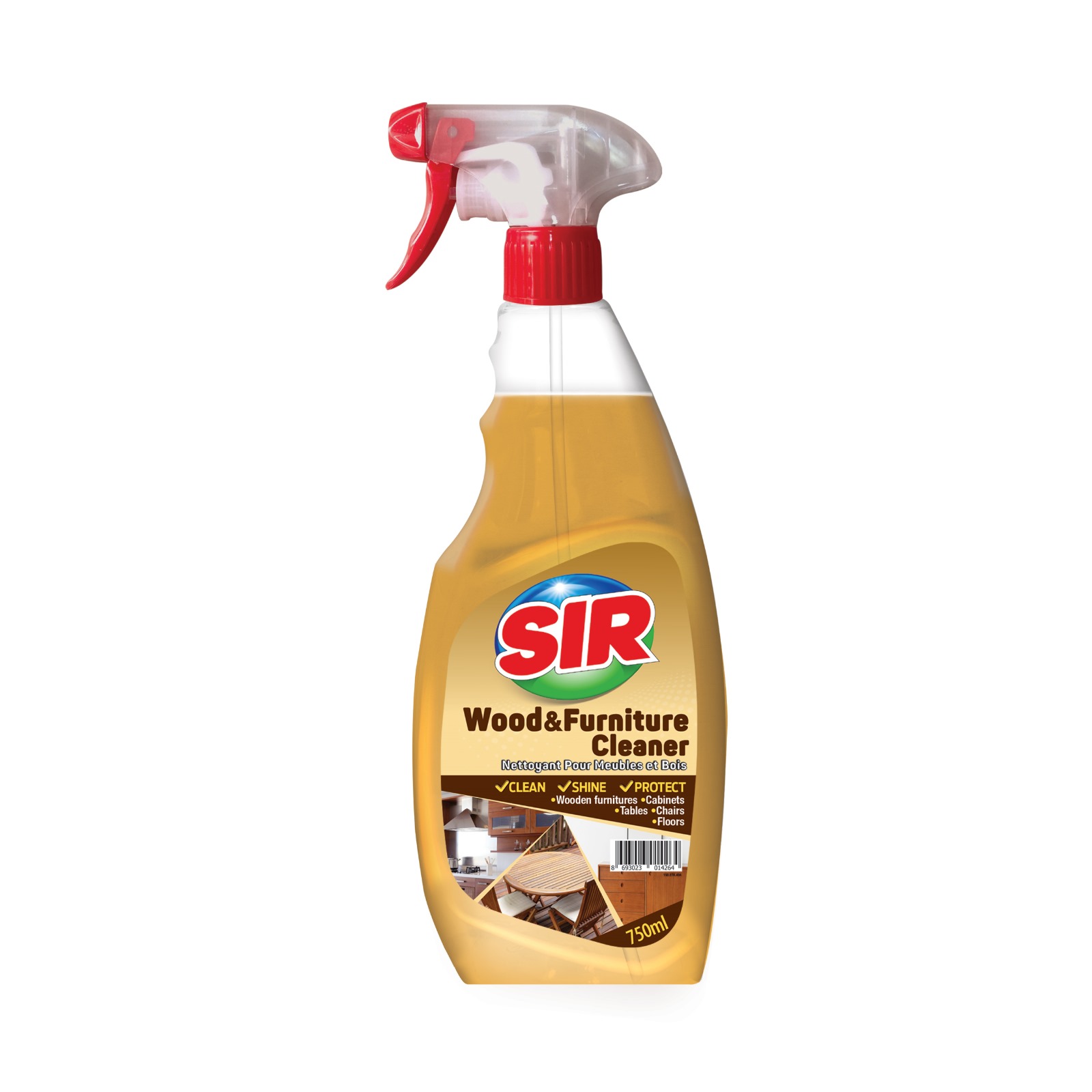 SIR WOOD & FURNITURE CLEANER 750ML