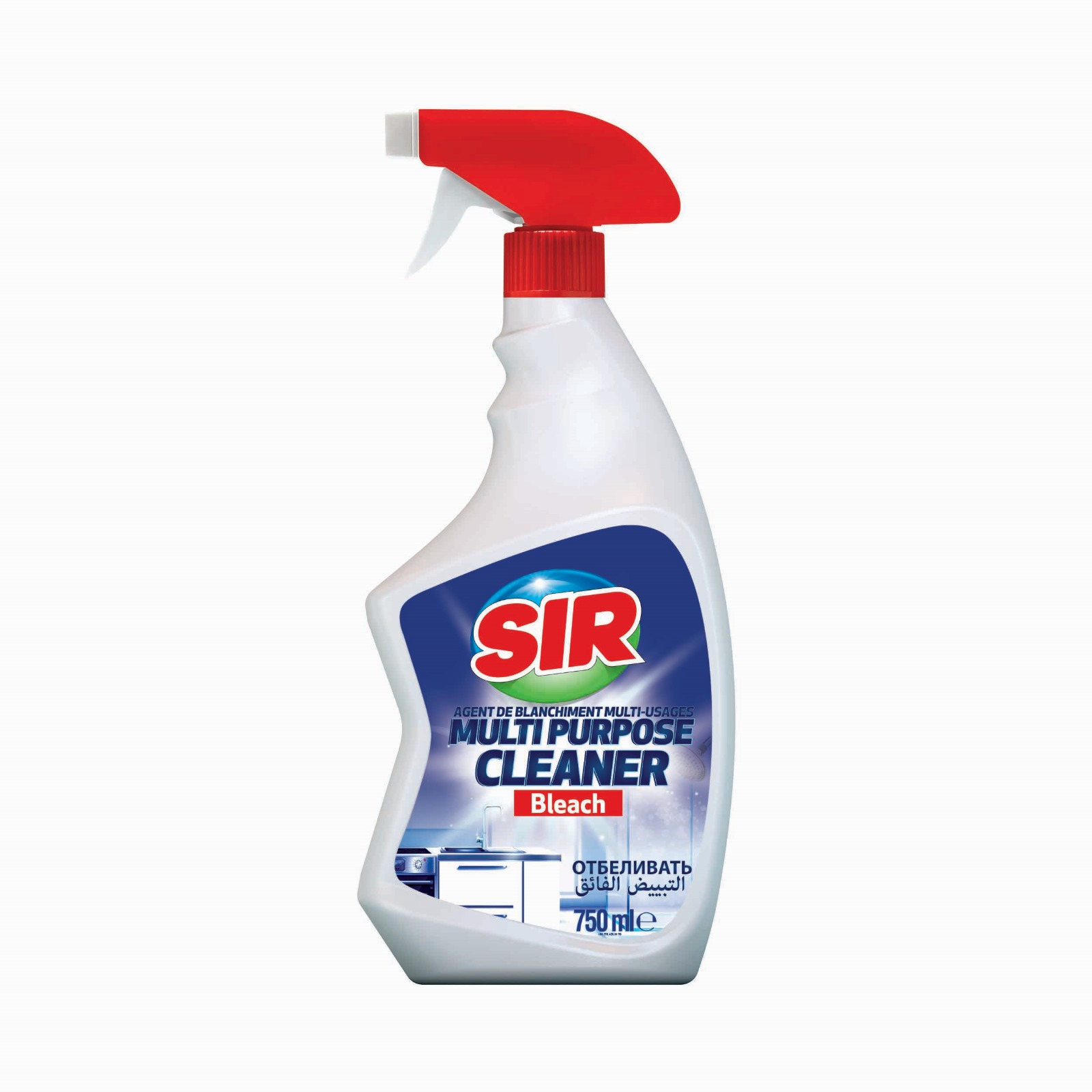 SIR MULTI-PURPOSE CLEANER - BLEACH 750 ml