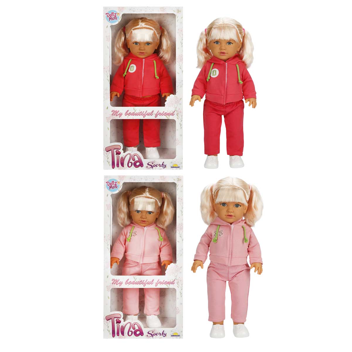 Tina Sporty 2Ast.45Cm.