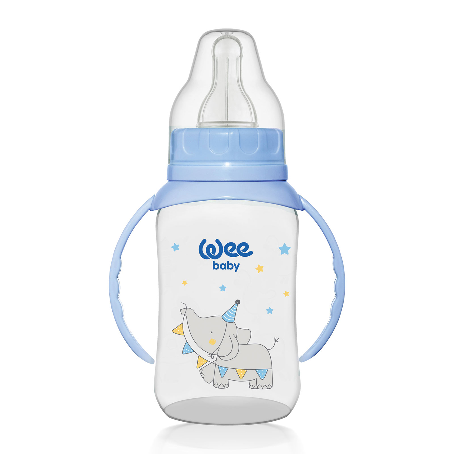Pp Feeding Bottles With Grip 270 Ml (Silicone Nipple No:2)